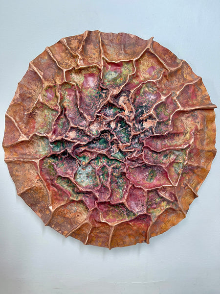 Magma Folds Wall Plate