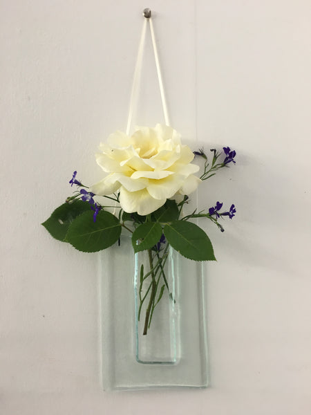 Single Stem Recycled Glass Flower vase