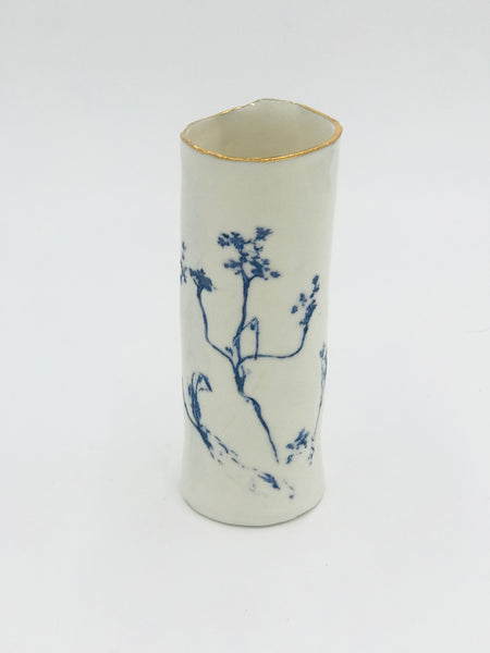 Cow Parsley Porcelain Vase