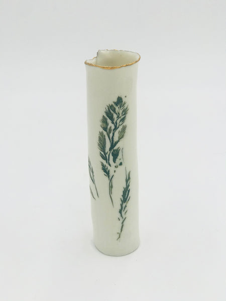 Porcelain single stem vase